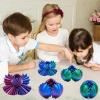 2 Packs DIY Gear Ball, 3D Printed Spin Ball or Cube Fidget Toy, Gear Sphere Desk Toy for Stress and Anxiety Relief, Perfect Christmas Birthday Gift for Kids and Adults (P&G) view 2