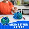 2 Packs DIY Gear Ball, 3D Printed Spin Ball or Cube Fidget Toy, Gear Sphere Desk Toy for Stress and Anxiety Relief, Perfect Christmas Birthday Gift for Kids and Adults (P&G) view 3