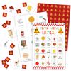 BSIKAIK 24 Players Birthday Bingo Cards Pizza Party Favors Fun Family Pizza Games Bingo Accessories Multiplayer Games for Holiday Birthday Family Party Activities - DH381 view 1