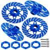 hopsupRC RC Aluminum Brake Disk Upgrades Part for 1/7 Infraction 6S BLX,Limitless 6S BLX,Felony 6S BLX,1/8 Typhon 6S.Navy Blue. view 1