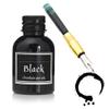 caralin Calligraphy Ink 10 Colors Dip Pen Ink Set Art Writing Drawing Ink Bottles 30ml for Resin Art Tumbler Making Painting Plastic view 3