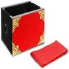 blue-ther Silk Through The Box Magic Tricks Comedy Stage Magic Scarve Appeairng Magic Illusion Gimmick Props for Magicians view 2