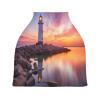 Kigai Baby Car Seat Cover Sunset Lighthouse Breastfeeding Covers Stretchy Breathable Multi-Use Cover Carseat Canopy for Girls and Boys view 2