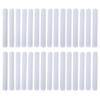 caralin 30Pieces White Slap Bracelets Blank Slap Bands Bulk Plastic Party Bracelets for Birthday Party Concert School Craft view 1