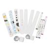 caralin 30Pieces White Slap Bracelets Blank Slap Bands Bulk Plastic Party Bracelets for Birthday Party Concert School Craft view 3