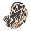 Kigai Baby Car Seat Cover Cow Print Breastfeeding Covers Stretchy Breathable Multi-Use Cover Carseat Canopy for Girls and Boys view 1