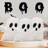 3 Pcs Ghost Halloween Pillows Room DecorationCute Ghost-1 Throw Pillow Decorative Spooky Home Decoration Halloween Bedroom Sofa Couch Supplies view 1
