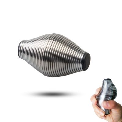 1 PCS Metal Fidget Toy Excellent Fidget Toys Adults Metal Fidget Spring Toys Adults Stainless Steel Stress Ball Toys for Men Women