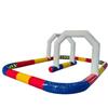 Commercial PVC Inflatable Go Kart Race Tracks Inflatable Didi Car Race Track Sport Game Air Racing Bumper Car Happy Hopper Circuit for Birthday Party and Event (20x13x6.5 Ft) view 1