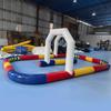 Commercial PVC Inflatable Go Kart Race Tracks Inflatable Didi Car Race Track Sport Game Air Racing Bumper Car Happy Hopper Circuit for Birthday Party and Event (20x13x6.5 Ft) view 3