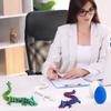 3D Printed Dragon Egg with Dragon Inside,12 Inch 3D Printed Dragon Egg Fidget ToyHome Office Decor Executive Desk Toys for Autism/ADHD (Blue) view 4