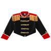 Miaeowve Kids Girls Ringmaster Tailcoat Long Sleeve Tassel Short Jacket Knight Dress-up Black 4 Years view 3