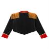 Miaeowve Kids Girls Ringmaster Tailcoat Long Sleeve Tassel Short Jacket Knight Dress-up Black 4 Years view 4