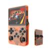 OYDL R36S Retro Handheld Game Console, 3.5" IPS Screen, 128GB, Translucent Orange view 1