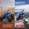 Amphibious Remote Control Car Boat Water Squirt RC Tank 2.4GHz Gesture Sensor 4WD Monster Truck Waterproof RC Car for 6 7 8 9-12 Kids Girls Boys Gift Beach Pool Water Toy With 2 Replaceable Batteries view 4