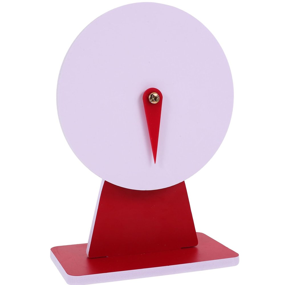 Alipis Blank Spinning Prize Wheel 20CM Tabletop Blank Prize Turntable Wheel for Fortune Spinning Game,Trade Show, Holiday Activities,Party Pub, 29.00X20.00X11.00CM, 3891267IXM5UW99