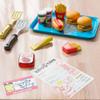 SpongeBob SquarePants Krabby Patty Toy Combo Meal Playset, Pretend Krusty Krab Burgers, and Fries Interactive Plastic Fast Food Set for Kids Toddlers view 3