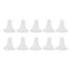 10Pcs Goat Nursing Nipple, Milk Bottle Bucket Nipple Replacement, Soft Silicone Thicken Lamb Feeding Nipples, Small Animal Milk Drink Nipple, Milk Nipples for Pig Sheep Cattle view 1