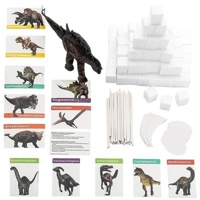Fun Express STEM Challenge Build a Dinosaur Educational Kit - 211 Pc