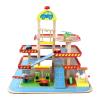 Menolana Play Garage Playset Simulation Cars Track Role Play Realistic Petrol Pump Wooden Car Garage Playset for Imagination Preschool view 1