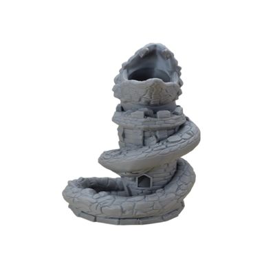Basilisk Dice Tower - Slithering Snake Dice Tower - DND Dice Tower - Tabletop RPG Dice Tower - Watch Tower - Fantasy Style Dice Tower - Dice Tray - Dice Tower - Dice Jail - Dice Roller - Role Playing