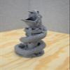 Basilisk Dice Tower - Slithering Snake Dice Tower - DND Dice Tower - Tabletop RPG Dice Tower - Watch Tower - Fantasy Style Dice Tower - Dice Tray - Dice Tower - Dice Jail - Dice Roller - Role Playing view 3