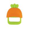 Infantino Handy Dandy Teething Mitt  Soft Silicone Teether for Babies, Develops Grasping Skills, Easy to Clean, Orange Carrot view 1