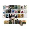 22 Pc Modern Classics Prop Book Set Miniature Books 1/12 Scale Dollhouse Accessory Paper Pages by Little Things of Interest view 1