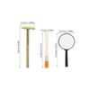 1 Set Dinosaur Dig Tools Kit: Archaeological Excavation Tool Set with Mini Hammer Chisel Brush Scraper Kit view 2