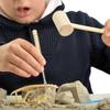 1 Set Dinosaur Dig Tools Kit: Archaeological Excavation Tool Set with Mini Hammer Chisel Brush Scraper Kit view 4
