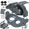 hopsupRC RC Aluminum Motor Mount Gear Cover- 57T Spur Gear Slipper Clutch Differential Upgrades Part for 1/10 Kraton/Outcast 4S V2,Senton/Vorteks 223S V4,Typhon 223S V4,Diff Gear Gearbox.Titanium view 1