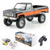 FCX18 FMS 1/18 Chevrolet K10 RC Truck, Officially Licensed 4WD RC Crawler 2 Speeds Switch with LED Lights, Off-Road RC Model for Adults (Black) view 1