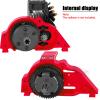 hopsupRC RC Aluminum Motor Mount Gear Cover- 57T Spur Gear Slipper Clutch Differential Upgrades Part for 1/10 Kraton/Outcast 4S V2,Senton/Vorteks 223S V4,Typhon 223S V4,Diff Gear Gearbox.Red&Black view 4