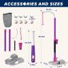 AuntyFey Tball Set, Tee Ball Set, Kids Baseball Bat, Tball Set for Toddlers 3-5, Toddler Baseball Bat, T Ball Sets for Kids 3-5 Boy, Purple view 3
