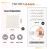 Arrowbash 12x12x1 Inch EVA Thick Interlocking Foam Floor Tiles Puzzle Exercise Mat Foam Mats for Home Gym Pets(White,12) view 2