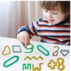 120Pcs Wacky Tracks Snap Click Toys for Party Favors, Snake Puzzles Fidget Bulk Toys for School Classroom Prize, Goodie Bag Stocking Stuffers, Christmas Easter Thanksgiving Gifts for Kids Students view 3