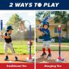 AuntyFey Tball Set, Tee Ball Set, Kids Baseball Bat, Tball Set for Toddlers 3-5, Toddler Baseball Bat, T Ball Sets for Kids 3-5 Boy, Blue view 2