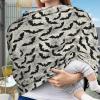 Muishi Black Bat Baby Car Seat Covers Carseat Canopy Soft Infant Stroller Cover Nursing Breastfeeding Covers for Girls Boys Newborn view 2