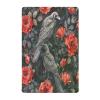 SDMKA Raven Birds in Roses Crib Sheets for Boys Girls - Portable Microfiber Fitted Crib Sheet for Standard Crib and Toddler Mattress, Soft & Breathable, 28x52 Inch view 1