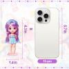 PainZieteg Magnetic Dress Up Dolls,Paper Dolls for Girls Ages 4-10,DIY Princess Magnetic Dress-Up Doll Pretend Play Set, Great for Girl Birthday (Joy) view 2