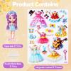 PainZieteg Magnetic Dress Up Dolls,Paper Dolls for Girls Ages 4-10,DIY Princess Magnetic Dress-Up Doll Pretend Play Set, Great for Girl Birthday (Joy) view 4