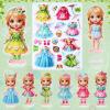 PainZieteg Magnetic Dress Up Dolls,Paper Dolls for Girls Ages 4-10,DIY Princess Magnetic Dress-Up Doll Pretend Play Set for Birthday (Lea) view 1