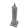 EnuoChbuild Architecture Shanghai Building Landmark, 1:800 Modular House Building Set, 1611 Pieces Street View Bricks for Adults, Modular Buildings Authored by SPBrix, MOC-148580, 12.5 x 12.5 x 54cm view 3