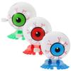 JOINPAYA 3Pcs Plastic Wind Up Eyeballs Plaything: Mini Jumping Walking Eyeballs Eyes Shaped Clockwork Bouncy Halloween Party view 1