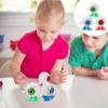JOINPAYA 3Pcs Plastic Wind Up Eyeballs Plaything: Mini Jumping Walking Eyeballs Eyes Shaped Clockwork Bouncy Halloween Party view 2