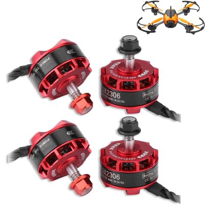 4Pcs DX2306 2400KV Brushless Motor, RC Electric Motor for X210 X220 250 FPV Racing Drone DIY Mini Multirotor Quadcopter RC Plane