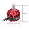 4Pcs DX2306 2400KV Brushless Motor, RC Electric Motor for X210 X220 250 FPV Racing Drone DIY Mini Multirotor Quadcopter RC Plane view 3