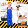 Kids Tool Set 46 PCS, Christmas Birthday Gifts for Kids Ages 3,4,5,6,7,8, Toddler Tool Set with Portable Tool Box & Electronic Toy Drill, Construction Toys Tools for Toddlers, Tool Kits for Boys Girls view 4
