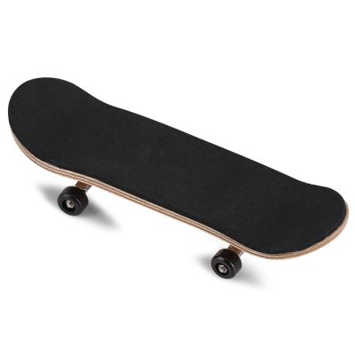 Ejoyous Finger Skateboard, 1Pcs Maple Wooden Alloy Fingerboard Skate Kit with Box Professional Mini Skateboards Reduce Pressure Kids Gifts (Black)