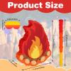 Camping Adventure Campfire Pinata with Stick Blindfold Fake Campfire Pinata for Kids Boys GIrls Birthday Party Decoration Camping Adventure DecorSmall, 15.35x11.8x3.14 view 2